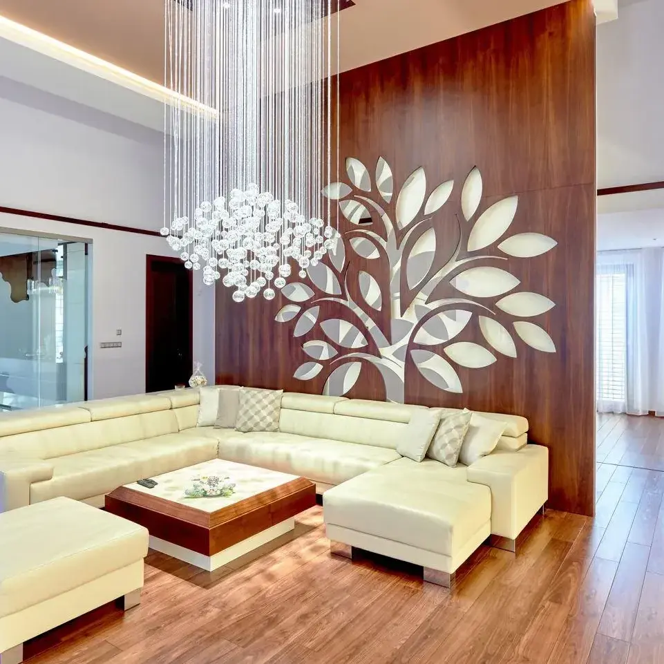 AQUILA modern chandelier fibre optic lighting interior luxury house